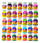 Kit Tinta Fosca Para Tecido 37 Ml Dac 35 Cores Arte Escolar