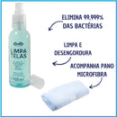 Limpa Telas Start 120ml + Pano Microfibra Produto Eficiente