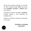 Kit 2 Uni Esteira Porta Copos Suporte Braço Sofá Mdf Cinza Cinza