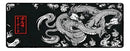 Mouse Pad Grande 90x40 Desk Pad Dragão Chinês Jap Preto