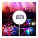 Strobo Rítmico 12 Leds Rgb 15w Dj Iluminação Festa Balada