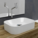 Cozimax Luna Cuba Pia Branca de Apoio 36.5x27cm Para Banheiro Lavabo