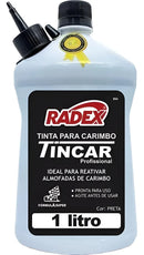 Tinta Para Carimbo 1 Litro Preto Radex