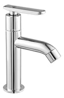 Torneira Lavatório Alta Pratica Abs Cromado Pia Mesa 1/4 V Prateado