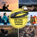 Kit 3 Lanterna Cabeça Testa Super Led Recarregável Potente