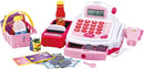 Caixa Registradora Rosa Mercadinho Brinquedo Infantil Com Som e Luz Dm Toys DMT3815