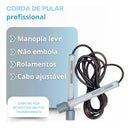 Corda de Pular Profissional Alças Leve Rolamento Premium 0.2