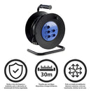 Extensão Tripolar Com Carretel 30 Metros 5 Tom Forceline