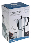 Cafeteira Italiana Alumínio 9 Xícaras 450ml Cor Aço inoxidável