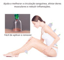 Kit 12 Ventosas + Bomba Ventosaterapia Massoterapia