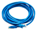 Cabo De Rede 20 Metros 20m Lan Internet Crimpado Rj45 Cat5e Azul Boyu Cell