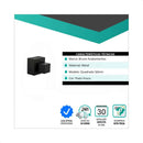 Acabamento De Registro Quadrado Grande - Preto Fosco Preto Fosco