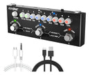 Pedal de Efeito M-Vave Cube Baby Preto Multifuncional Guitarra Elétrica