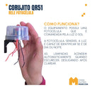 Kit 4 Relé Fotocélula Corujito Qualitronix Qr51 Fácil