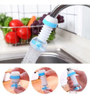 Bico Arejador Prolongador Torneira Chuveirinho Flexível 360º Azul