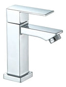 Torneira Bancada de Banheiro Luxo Inox Cromada Bica Baixa Tivalisa Cor Prateado