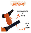 Hand Grip Para Cross Pull Up Lpo Competition Pronta Cor Laranja Tamanho M