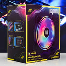 Kit 3 Cooler Fan 120mm Argb Hub E Controladora Ventoinha 12v