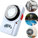 Timer Temporizador Analógico 24 Horas 110/220v - Gc M. F