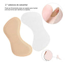 4 Pares De Protetor De Calcanhar Confortável Tênis Sapatos Cor Bege Tamanho da calcanheira Único