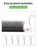 Cílios Y Maria Sasha Curvatura M Volume Brasileiro 9 mm Preto