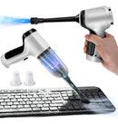 Mini Soprador Aspirador De Pó 3em1 Usb Portatil Recarregável Cor Verde