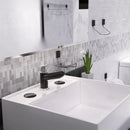 Plug Tapa Furo Pia Lavatório Bidê Cromado Abs 1/2 Luxo Cor Preto