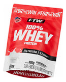 Whey Protein 100% Concentrado Refil 900g Sabor Leite - FTW