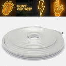 5m Mangueira Fita Led Neon Corte2,5cm Alto Brilho+ Fonte Cor da luz Branco-quente