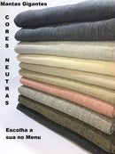 Manta Para Sofá Tamanho Super Gigante 2,20x2,90 - Imbátivel! Cor Caramelo