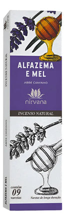 Incenso Nirvana Alfazema E Mel Abre Caminho