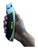 Estilete Metal Emborrachado Trapezoidal 18mm Com 5 Lâminas