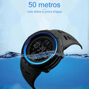 Relógio de pulso digital Skmei 1251 com corria de poliuretano cor preto