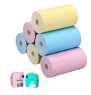 Kit 6 Rolos De Papel Térmico Para Câmera Infantil Imp Colorido