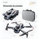 Drone Ls-s1s Max Câmera 4k Motores Sem Escova Com 2 Baterias + Dual Câmera 6k Preto 2.4ghz