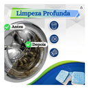 Kit 12 Pastilha Tablete Higieniza Limpa Tambor Máquina Lavar