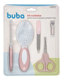 Kit De Higiene Cuidados Do Bebê 5 Peças 0m+ Rosa Buba