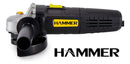 Esmerilhadeira Lixadeira Angular 4.1/2 Pol 115mm 710w Gyem7101 Hammer Standard Preto