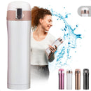 Garrafa Térmica 500ml Bebidas Quentes E Frias Cor Branca Portátil Isolamento De Aço Inoxidável 304 Térmico Antiderrapante