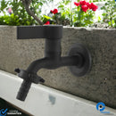 Torneira De Jardim E Tanque Metal Maquina De Lavar Preta C70 Preto Fosco