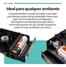 Bestfer fogareiro portátil camping 1 Boca automático com Maleta