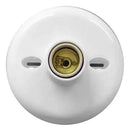 Plafonier Plafon Branco 100w E27 Bocal Porcelana