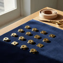 10 Botões Magnético Imantado Dourado 18mm P/ Costurar.