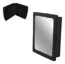 Armário Banheiro Preto Com Espelho Plástico Reforçado Leve