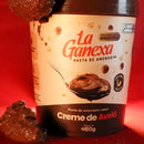Pasta de Amendoim La Ganexa Zero Açúcar Pote 450g Sabor Creme de Avelã