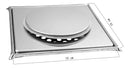 Ralo Click 10x10 Com Porta Grelhas Cromado P/ Banheiro