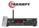 Receiver Potencia Amplificador 63w Rms TARAMPS THS 1000 Usb Sd Bluetooth Optico para Caixa de Som Acustica Passiva Ambiente Residencia Comercio Bar Eventos Audio Profissional Bivolt + Controle