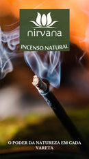 Incenso Nirvana - Linha Tradicional - Aromas Fragrância Sal Grosso