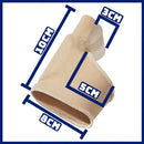 Par De Meias Ortopédicas Joanete - Correge E Separa Cor Bege Tamanho único tamanho