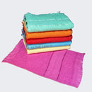 Kit C/10 Toalhinhas Escolar De Mão Social Para Bordar Bebe Cor Sortidas Barra Bordar